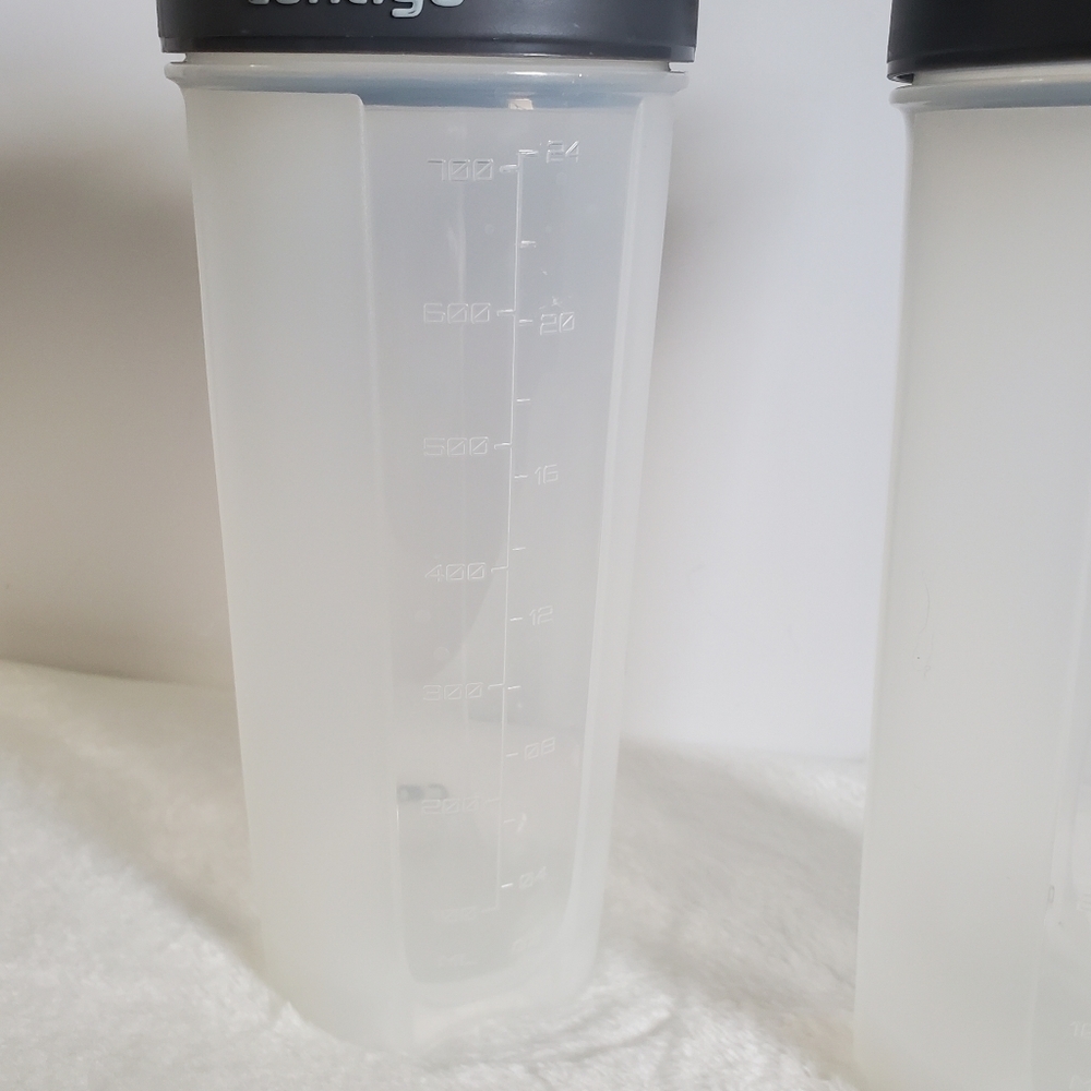 Contigo Clear Gray Blue Shake & Go 24 Oz Bottles Set Of 2 - Picture 8 of 15